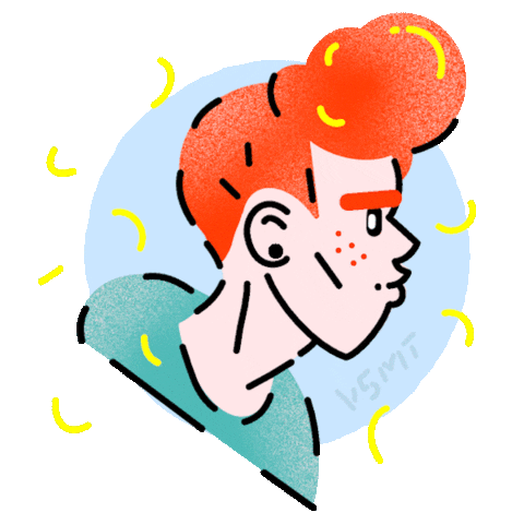 Ginger Boy Sticker by V5MT