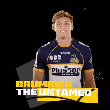 Baykey Kuenzle GIF by BrumbiesRugby