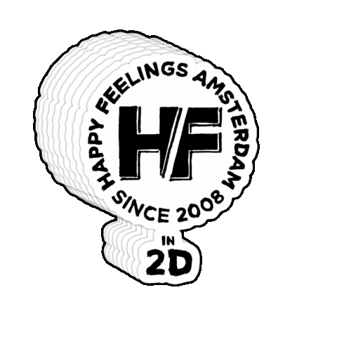 Hfa Happyfeelings Sticker by Happy Feelings™ Amsterdam