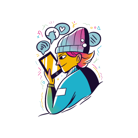 Klappe auf! Sticker