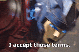 I Accept GIF by Transformers