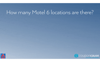 Motel 6 Faq GIF by Coupon Cause