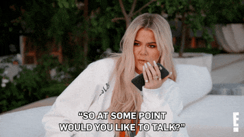 Talking Keeping Up With The Kardashians GIF by E!