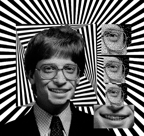 Gelukkige Bill Gates GIF door Luis Ponce