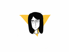 idealoftstudio animation woman wink character GIF