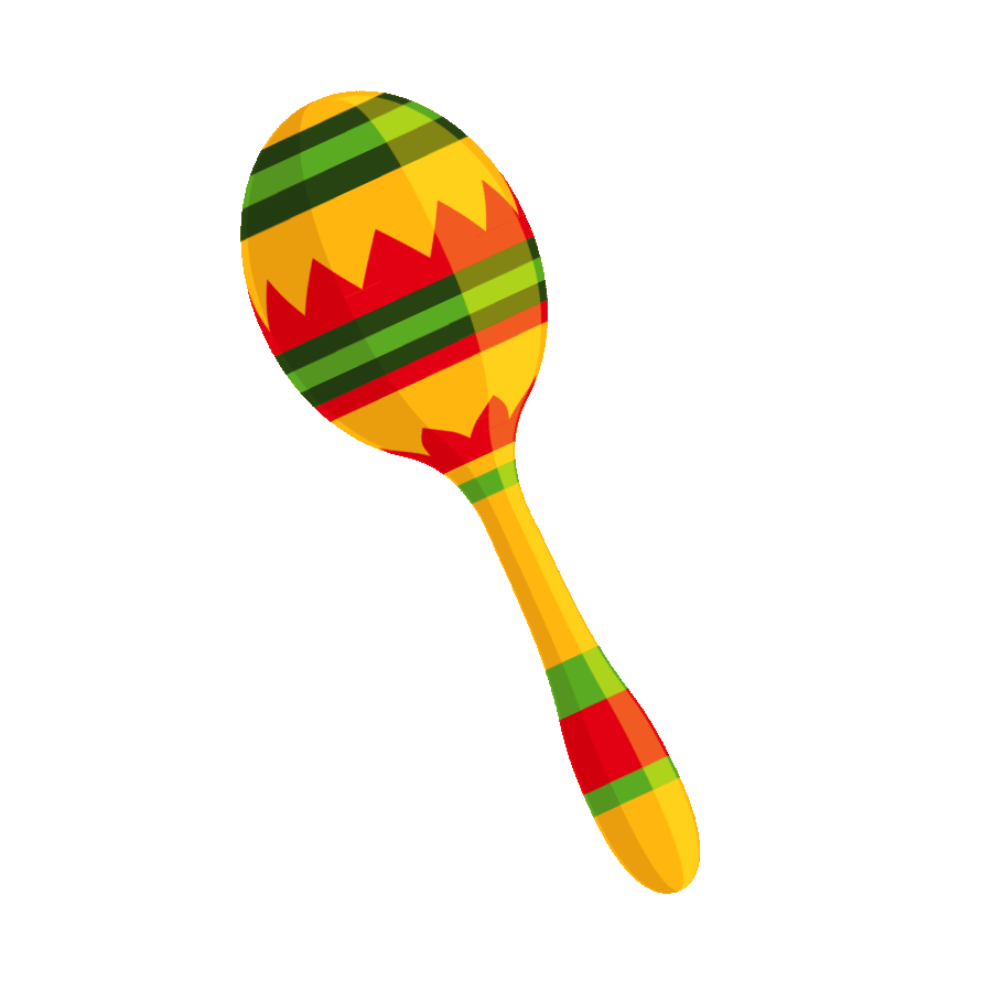 Cinco De Mayo Maracas Sticker by VIADUCT for iOS & Android GIPHY