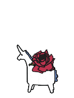 accentdecorinc flowers unicorn accentdecor accent decor Sticker