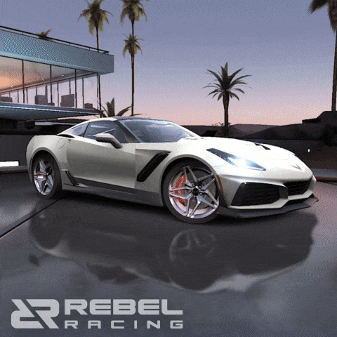 Drifting Chevrolet Corvette GIF by Rebel Racing