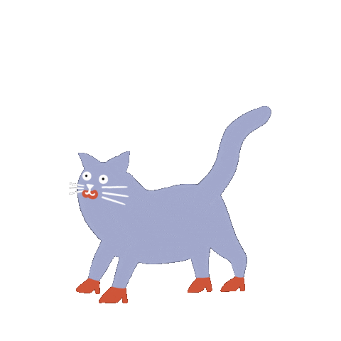 Cat Party Sticker