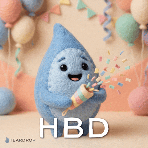 Celebrate Happy Birthday GIF by Teardrop