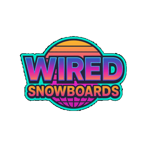 1980S Snowboarding Sticker by Rob