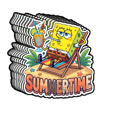 Summer Sticker Sticker by Flowpio
