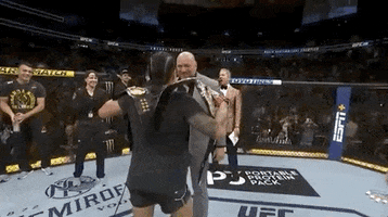 Joe Rogan Hug GIF by UFC