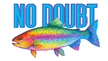 Saying No Doubt Sticker by Bespattered Facade