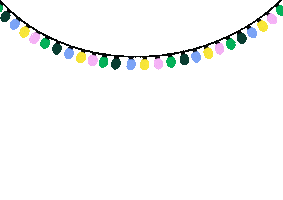 Celebration Fairy Lights Sticker by inHope Bristol