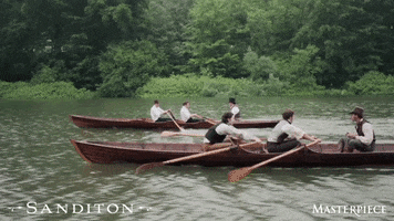 Boat Race GIF by MASTERPIECE | PBS