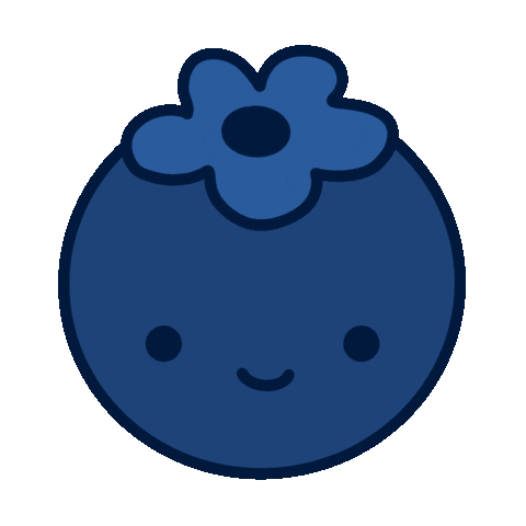 Blueberry Baking Sticker by Rena Germany