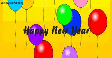 New Year Celebration GIF by wishafriend