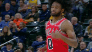Chicago Bulls Running GIF by NBA