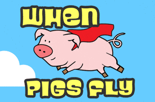 Yeah Right Pig GIF by NumberBarn