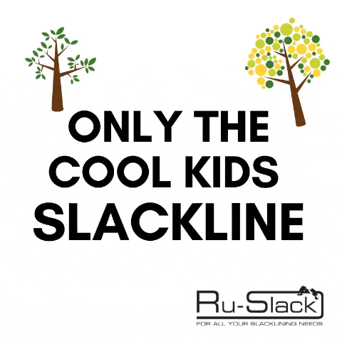 RuSlack balance slackline balancing highline GIF
