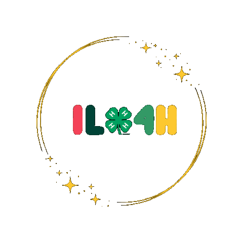 4H Sticker by Illinois 4-H