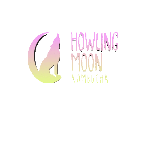 Howling Moon Kombucha Sticker