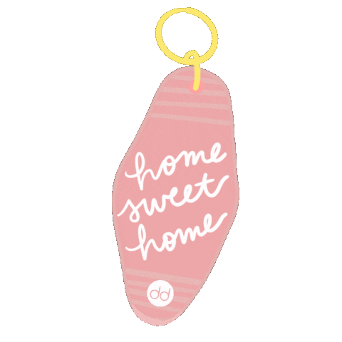 Home Sweet Home Keychain Sticker by Novalis Innovative Flooring®