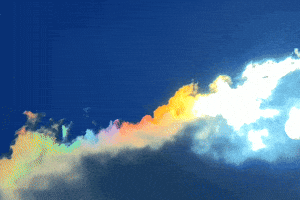 Rainbow Cloud GIF
