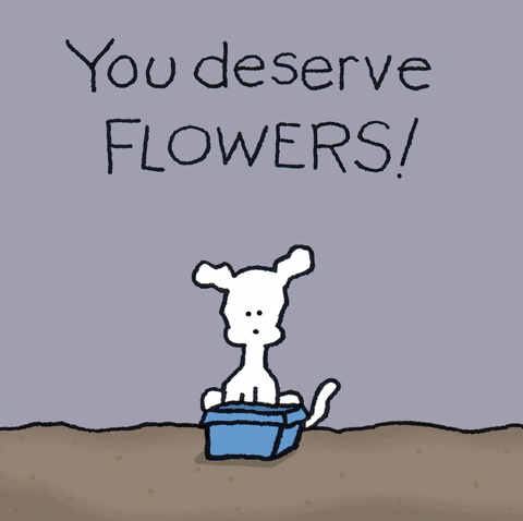 Flower Love GIF by Chippy the Dog