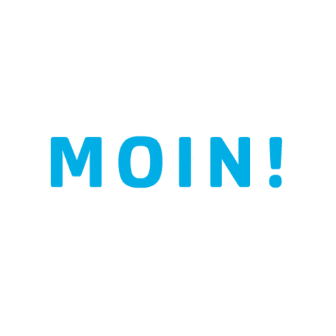 Moin Sticker by HOCHZWEI