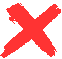 End It Red X Sticker by End It Movement
