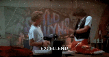 bill and ted film GIF