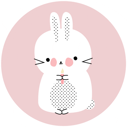 bunny candle GIF by conillo
