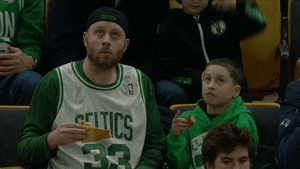 pizza wow GIF by NBA