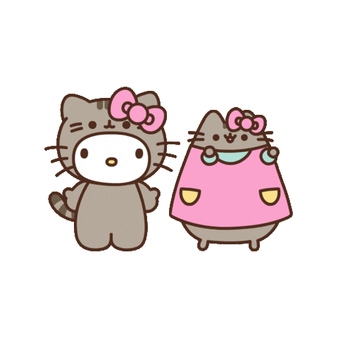 Cute Hello Kitty Sticker - Cute Hello Kitty Shy - Discover & Share