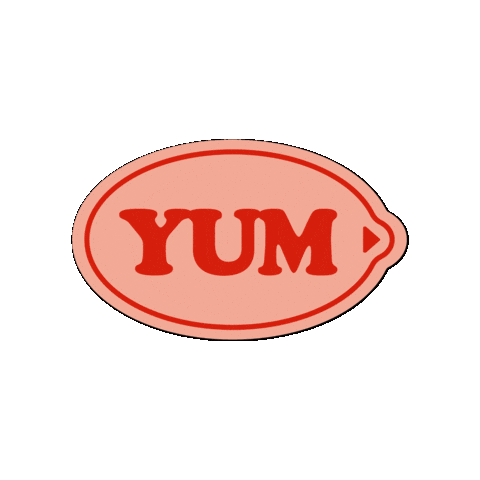 Yum Sticker by Peaches Pilates