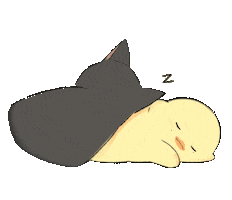 Cat Sleep Sticker