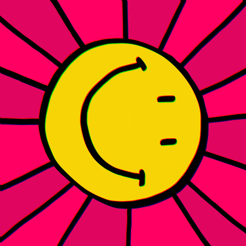 Happy Smiley Face GIF by NICOLE DADDONA by funwithfriday
