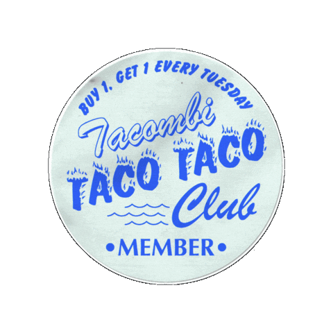 Tacos Taco Tuesday Sticker by Tacombi