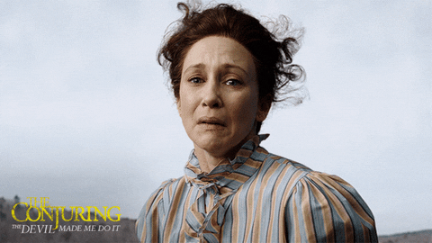 The Conjuring horror scary scared fear GIF
