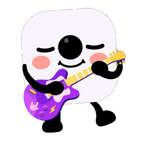 Guitar Sticker by 17LIVE