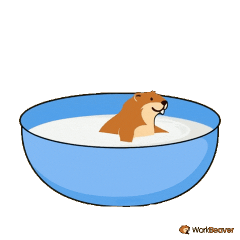Mood Swimming Sticker by WorkBeaver
