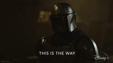 Giphy - Star Wars Reaction GIF by Disney+