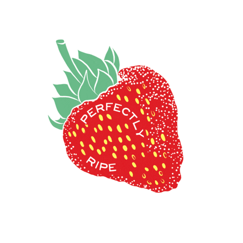 Strawberry Sticker by Square Root Soda