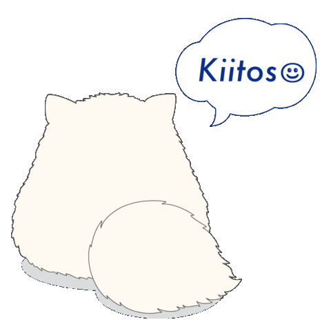 Cat Thank You Sticker by moimoimoinen