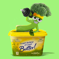 Gym Eat GIF by I Can’t Believe It’s Not Butter