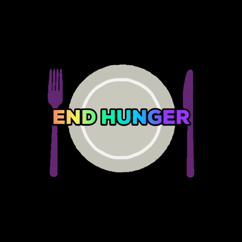 FoodbankAus hungry dinner hunger plate GIF