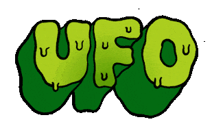 Ufo Alien Aliens Sticker by Russell Taysom