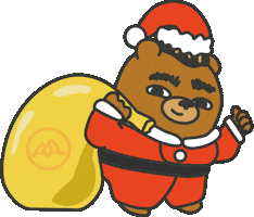 Santa Claus Sticker by maludbear